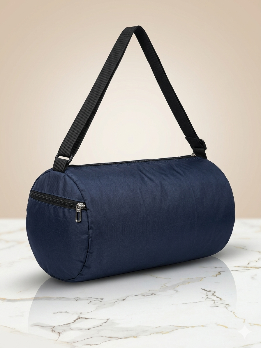 Compact Navy Blue Gym Duffle Bag – Lightweight & Water-Resistant Sports Bag