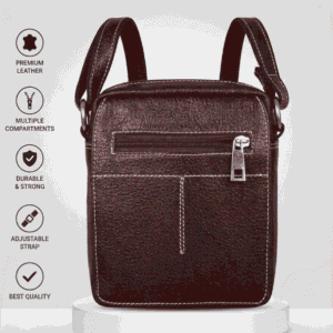 Brown Leather Sling Bag