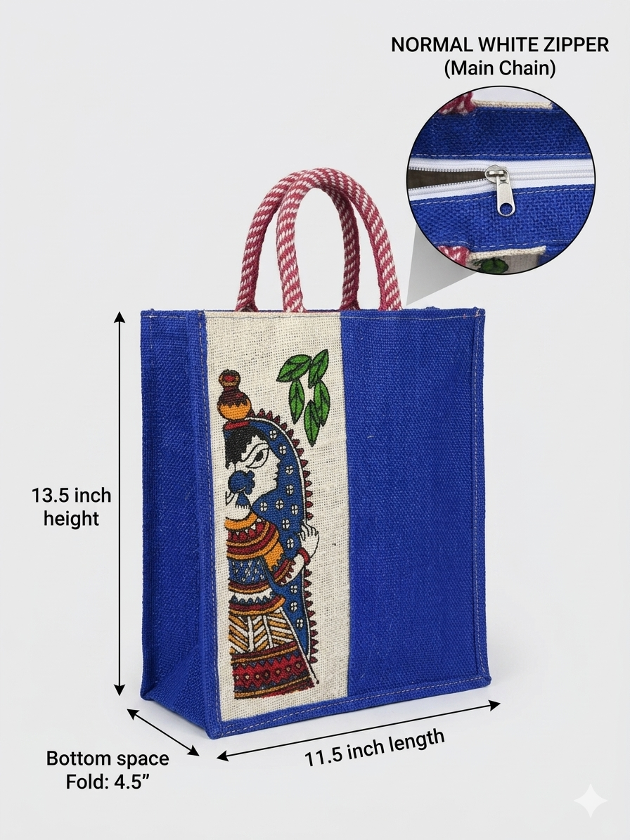 Dual Colour Jute Bag