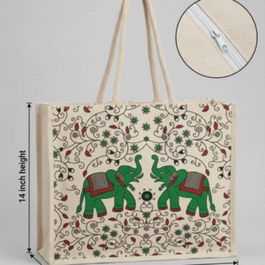 Traditional Elephant Printed Canvas