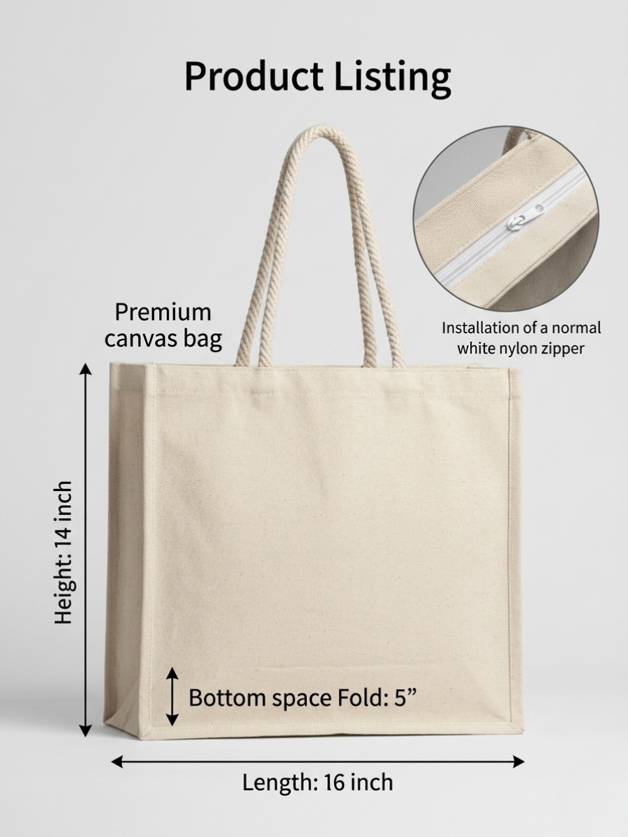 Your Logo Customised Premium Canvas