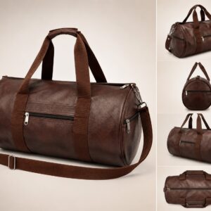 Artificial Leather Gym Bag