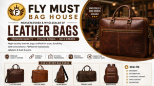 Wholesale leather bags manufacturer and supplier in Kolkata โ Fly Must Bag House