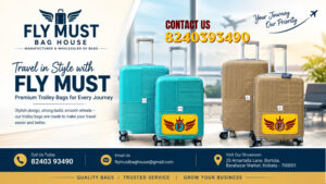 Wholesale trolley bags in Kolkata from Fly Must Bag House