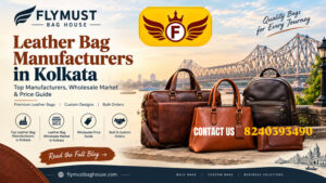 Leather bag manufacturers in Kolkata offering wholesale leather bags, bulk orders and custom bag manufacturing